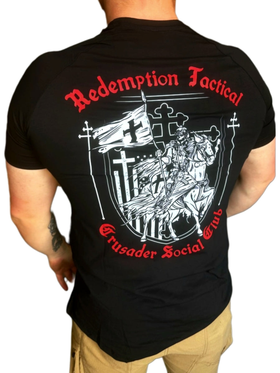 Redemption Tactical Crusader Social Club T Shirt