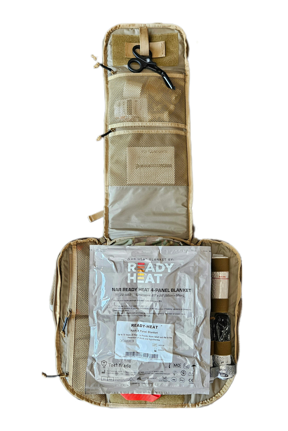 (RTTM Kit) Redemption Tactical Team Medical Kit Pack with US Made North American Rescue Supplies, Combat Medkit