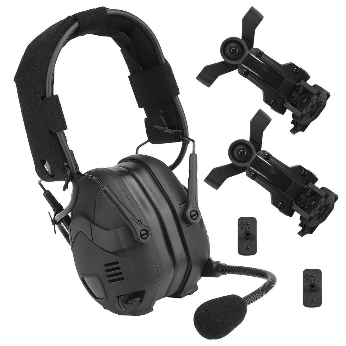 HS1 Advanced Tactical Comm Noise Canceling / Bluetooth Headset with Swing Out Mounts