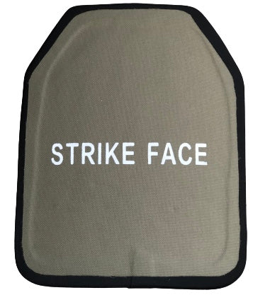 Pair of FRONT AND BACK (SIZE SMALL to LARGE) SILICON CARBIDE 10x12 Level IV Ballistic Front or Back Plate (Curved with Shooters Cut)