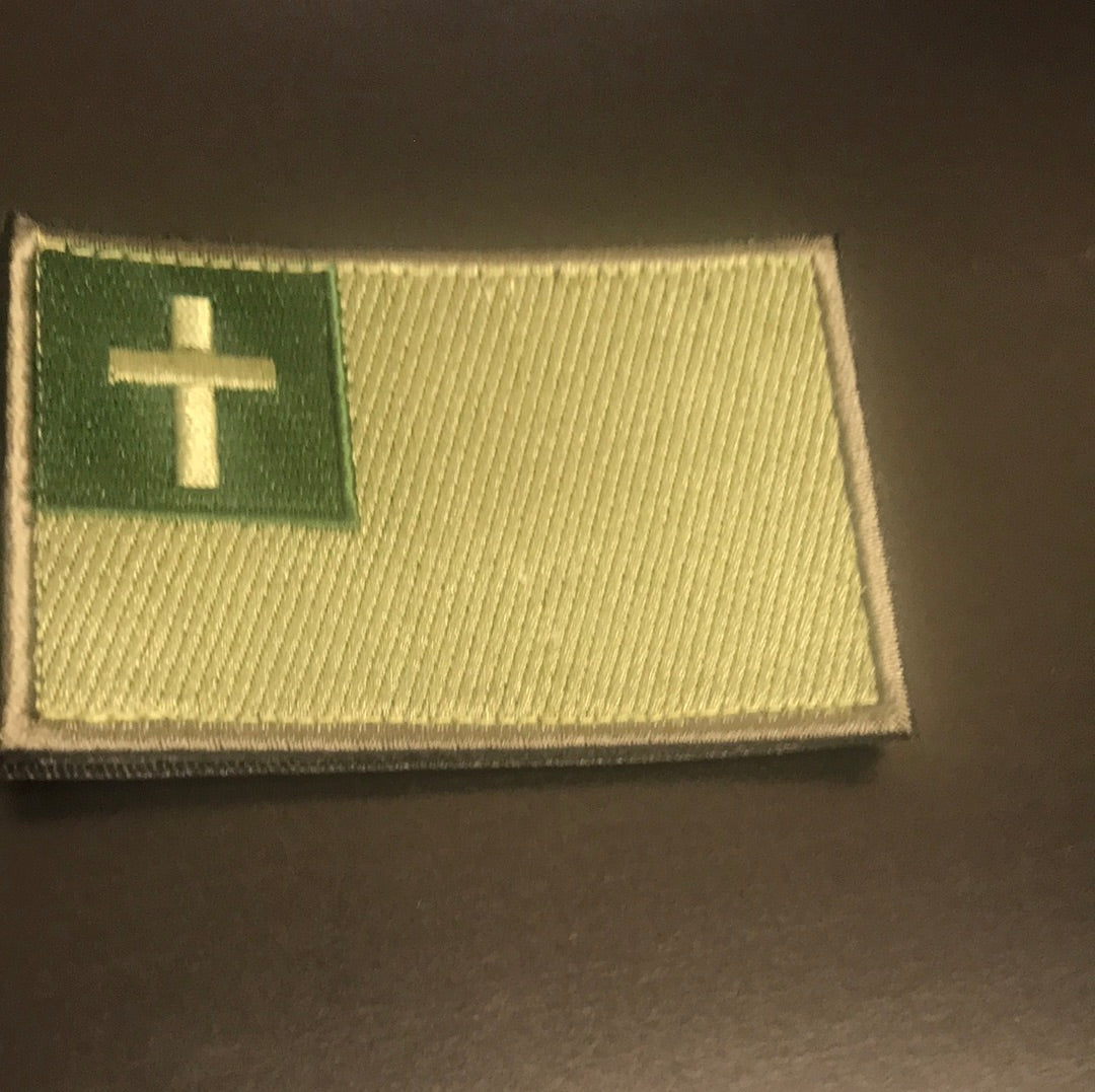 Christian Flag Patch Redemption Tactical