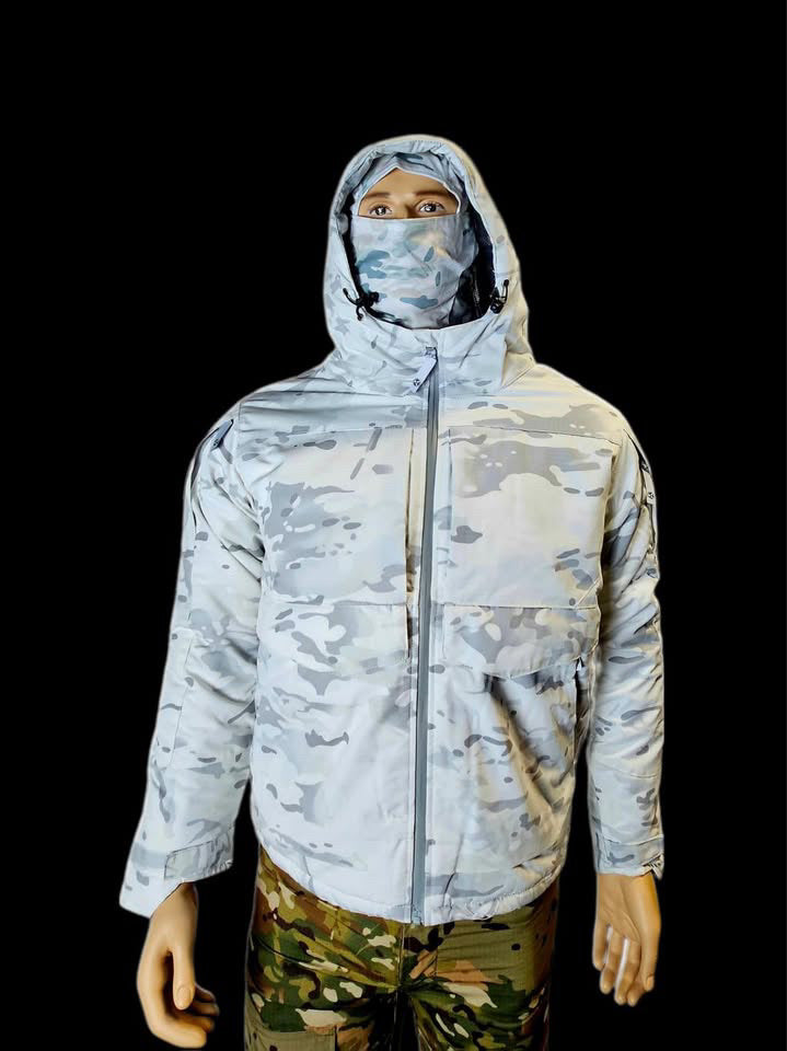 CAMO HQ - Finnish Lumikuvio Snow CAMO Unisex Bomber Jacket