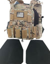 NIJ Certified LEVEL IV Crusader 2.0 Kit (2) 10x12 Front/Back Ceramic Plates