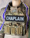 CHAPLAIN Reflective Patch (3” x 10”) Hook and Loop