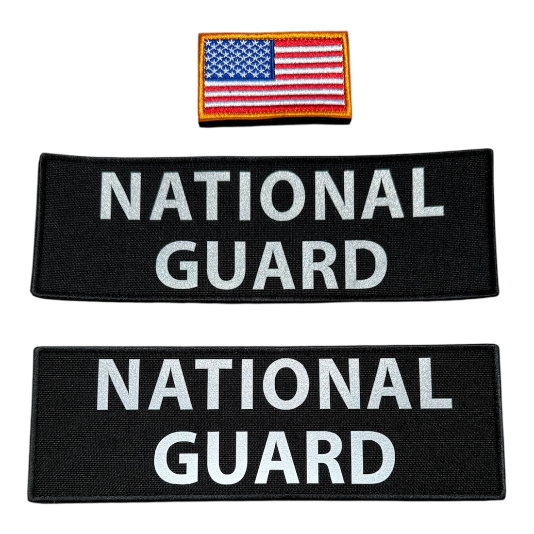 National Guard Reflective Patch (3” x 9”) Hook and Loop