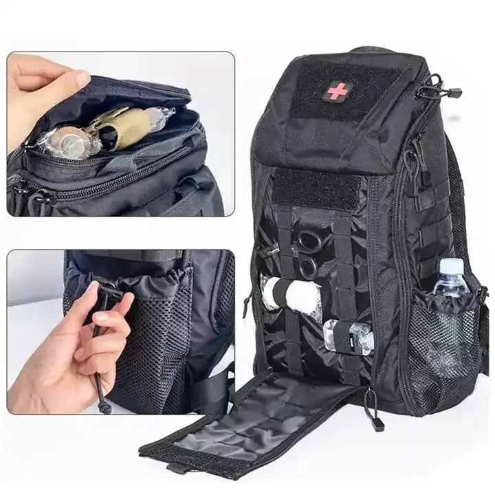 Large First Aid Kit Rucksack Large Combat Medic First Aid Kit Backpack – Redemption Tactical