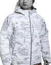 R.T. Crusader Snow Camo Thermal Winter Jacket with Barclava