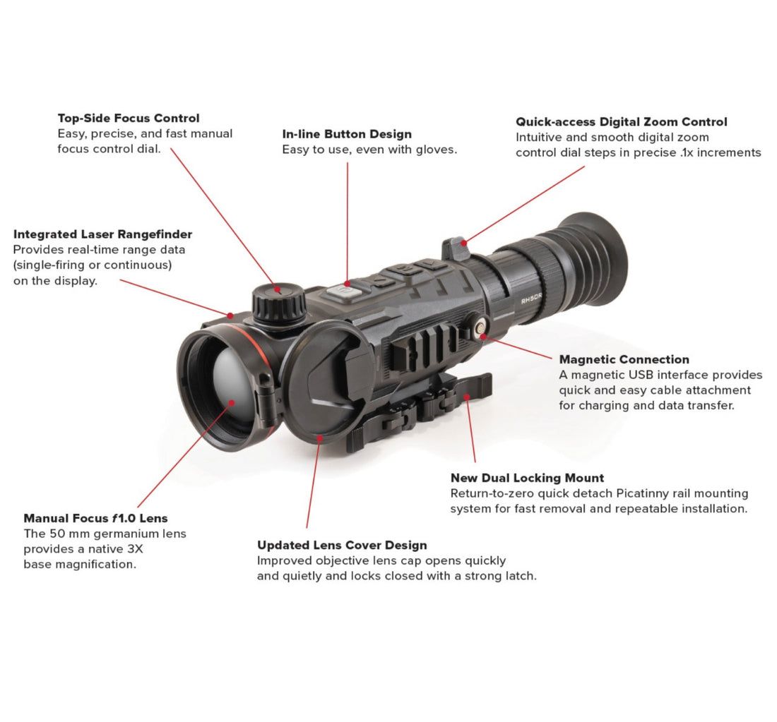 THERMAL IMAGING Rifle Scope RICO2 SERIES- RH50R Thermal Scope