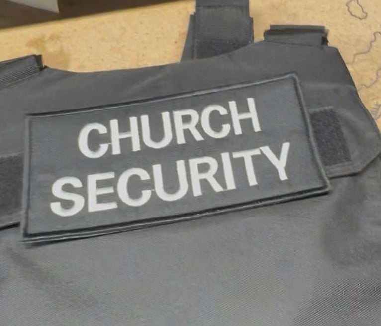 Church Security Patches (Front and Back)