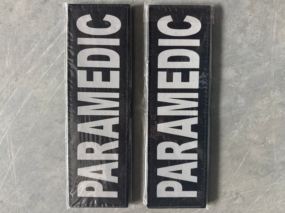 PARAMEDIC patch(3” x 10”) Hook and Loop