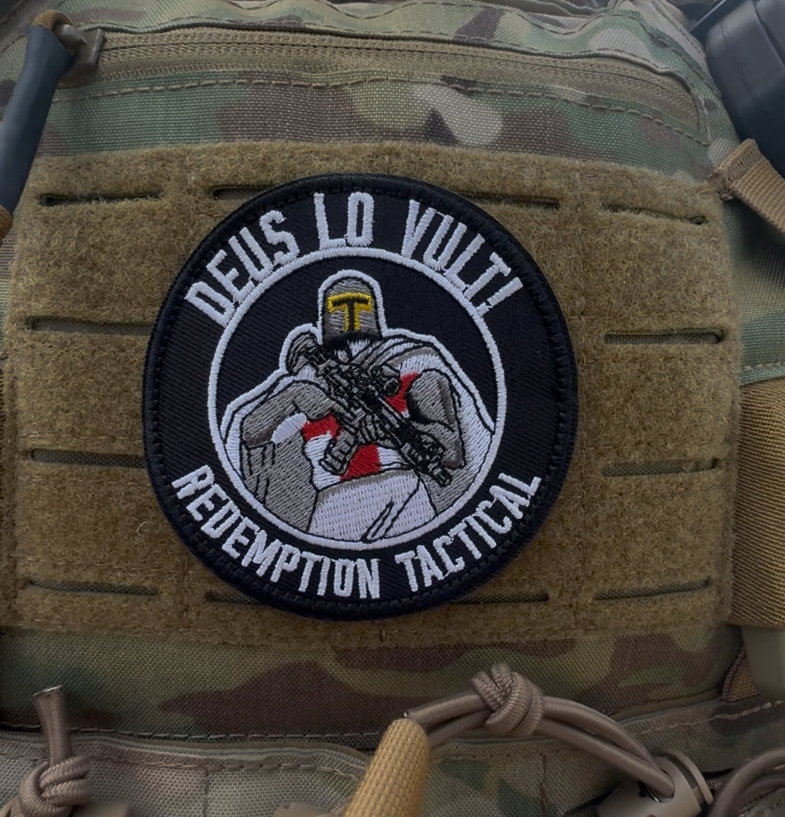 Redemption Tactical “Deus Lo Vult” Crusader Patch