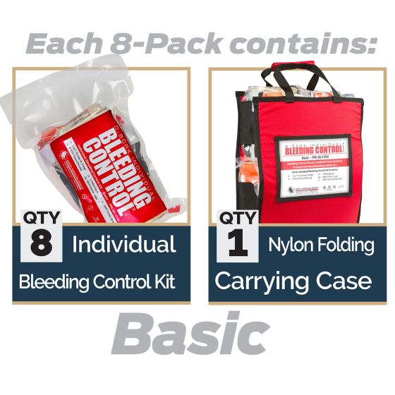 D-BCRK BLEEDING CONTROL 8-PACKS - VACUUM SEALED