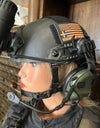 RT2 Ballistic High Cut Helmet: Tested to LEVEL IIIA (Included Arc Rails, Padding, Straps)