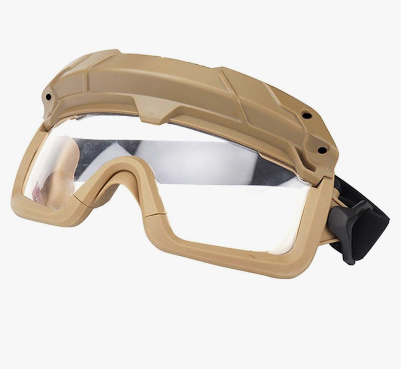 arc rail goggles Tactical Helmet Goggles with Arc Rail Attachments Green