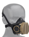 Tactical Silicone Respirator Mask (HEPA Filters Included)