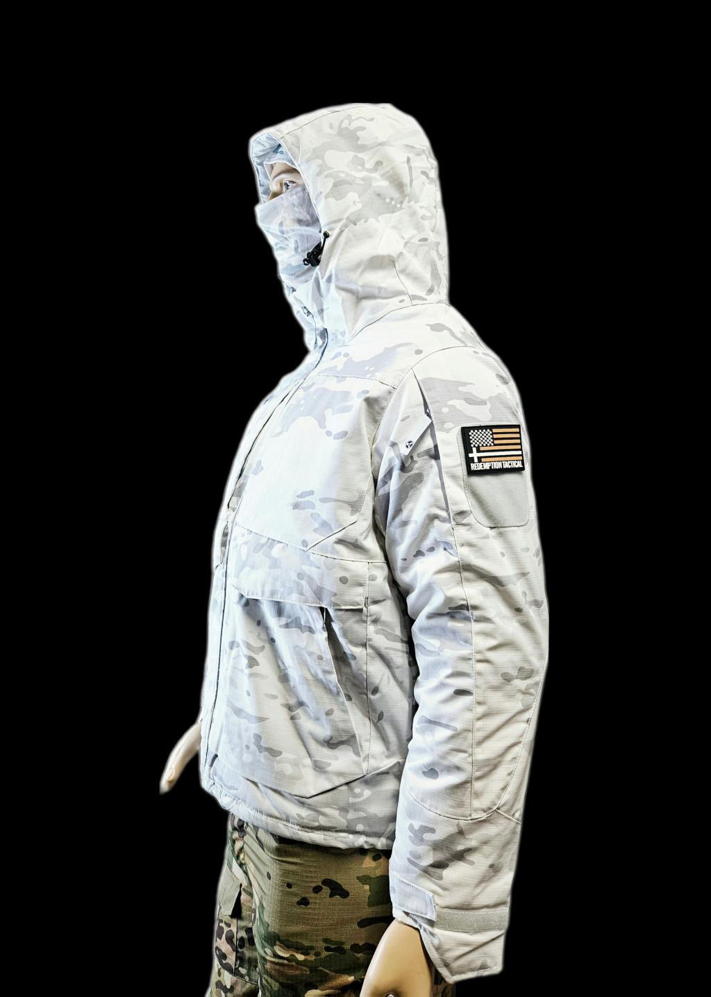 R.T. Crusader Thermal Winter Jacket (Snow Camo)+ Barclava R.T. Crusader Thermal Winter Jacket (Snow Camo)+ Barclava