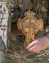 St Michael Archangel Cross Wall Placard