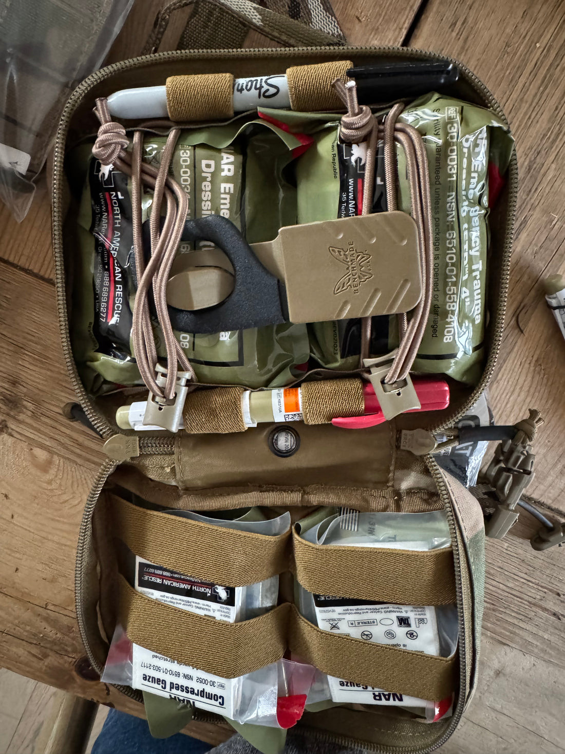 Crusader Full Battle Belt Kit with all Pouches and Full Crusader NAR IFAK Medkit Included