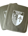 (PAIR) Level IV 7x8" Ceramic Side Plates (Lightweight Alumina PE Material)