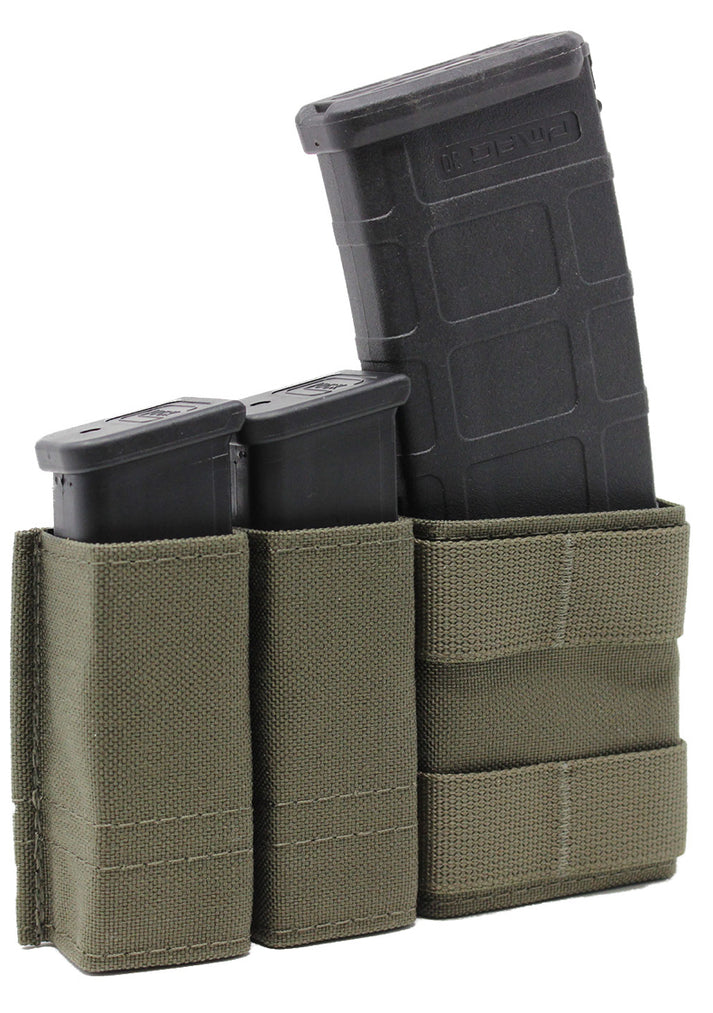RT QRM Pouch (Quick Reload Mag Pouch 2 Pistol Mag 1 Rifle Mag)