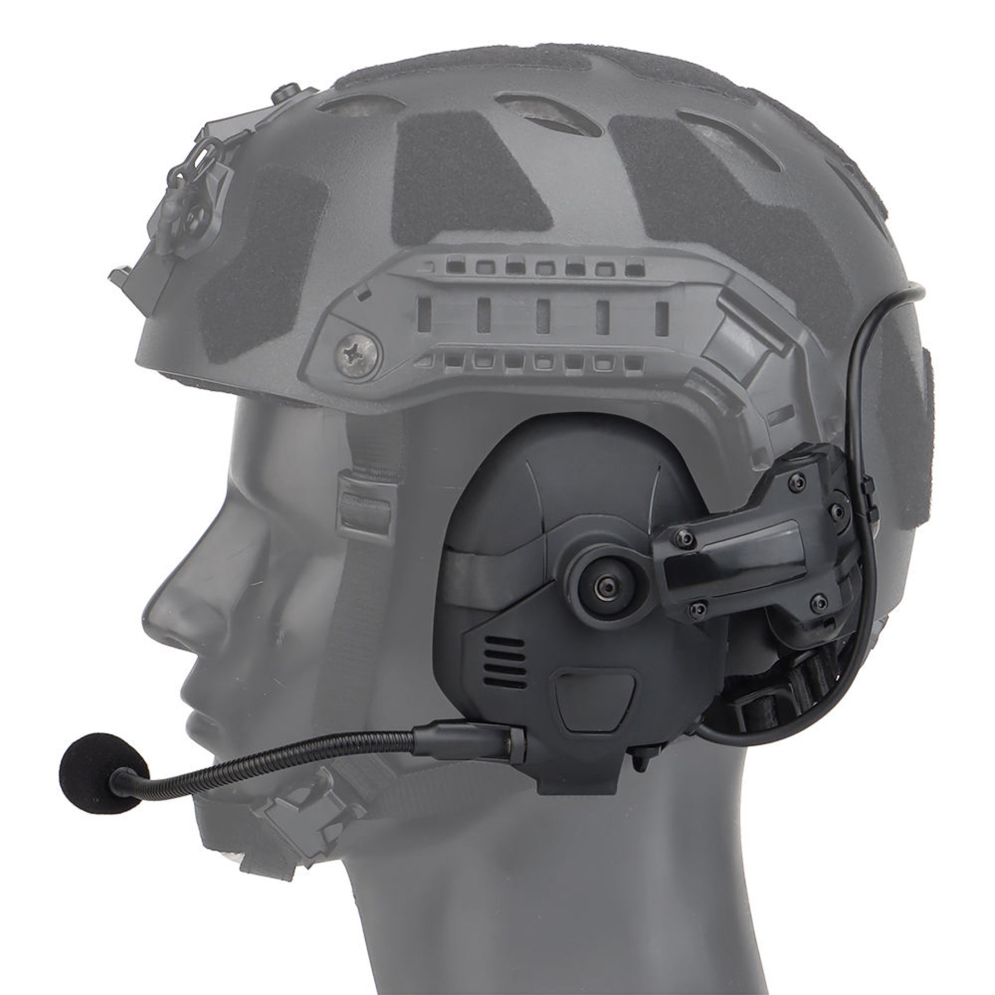 HS1 Advanced Tactical Comm Noise Canceling / Bluetooth Headset with Swing Out Mounts OD Green