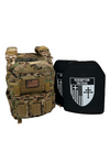 BIG BOY Crusader 2.0 XL Armor COMBO PACKAGE LIGHTWEIGHT LEVEL IV (2) XL Front/Back Plates