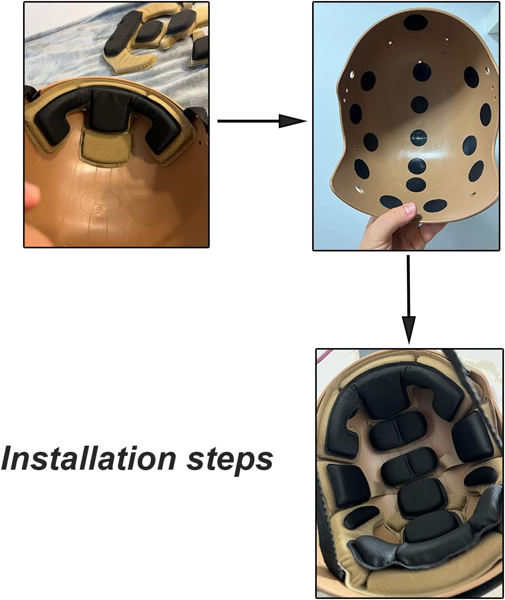 Upgraded Helmet Padding Brown