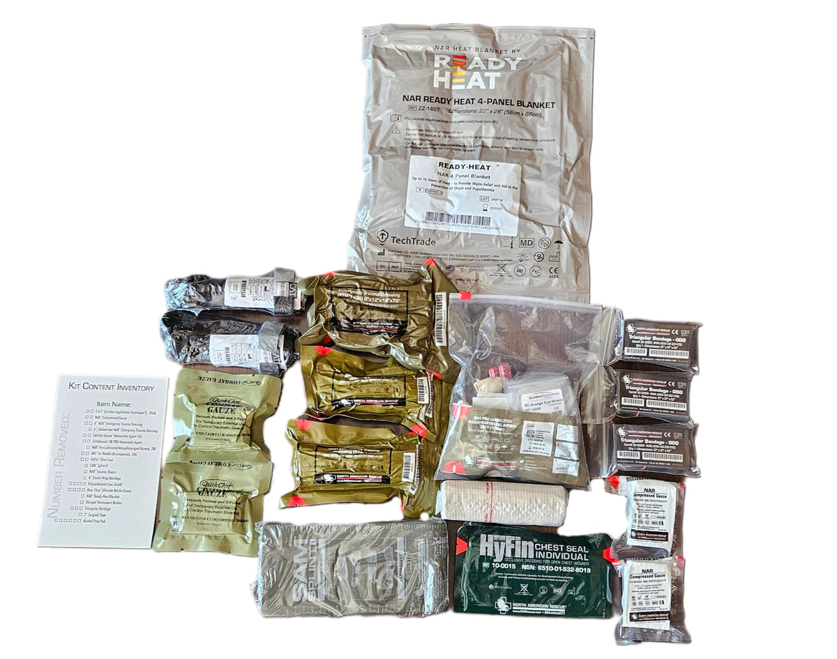(RTTM Kit) Redemption Tactical Team Medical Kit Pack with US Made Nort