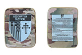 (PAIR) Level III 6x8" Side Plates (Lightweight Alumina PE Material)
