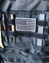 (PAIR) Car Seat Back Gear Organizer with FREE US Flag Patch included