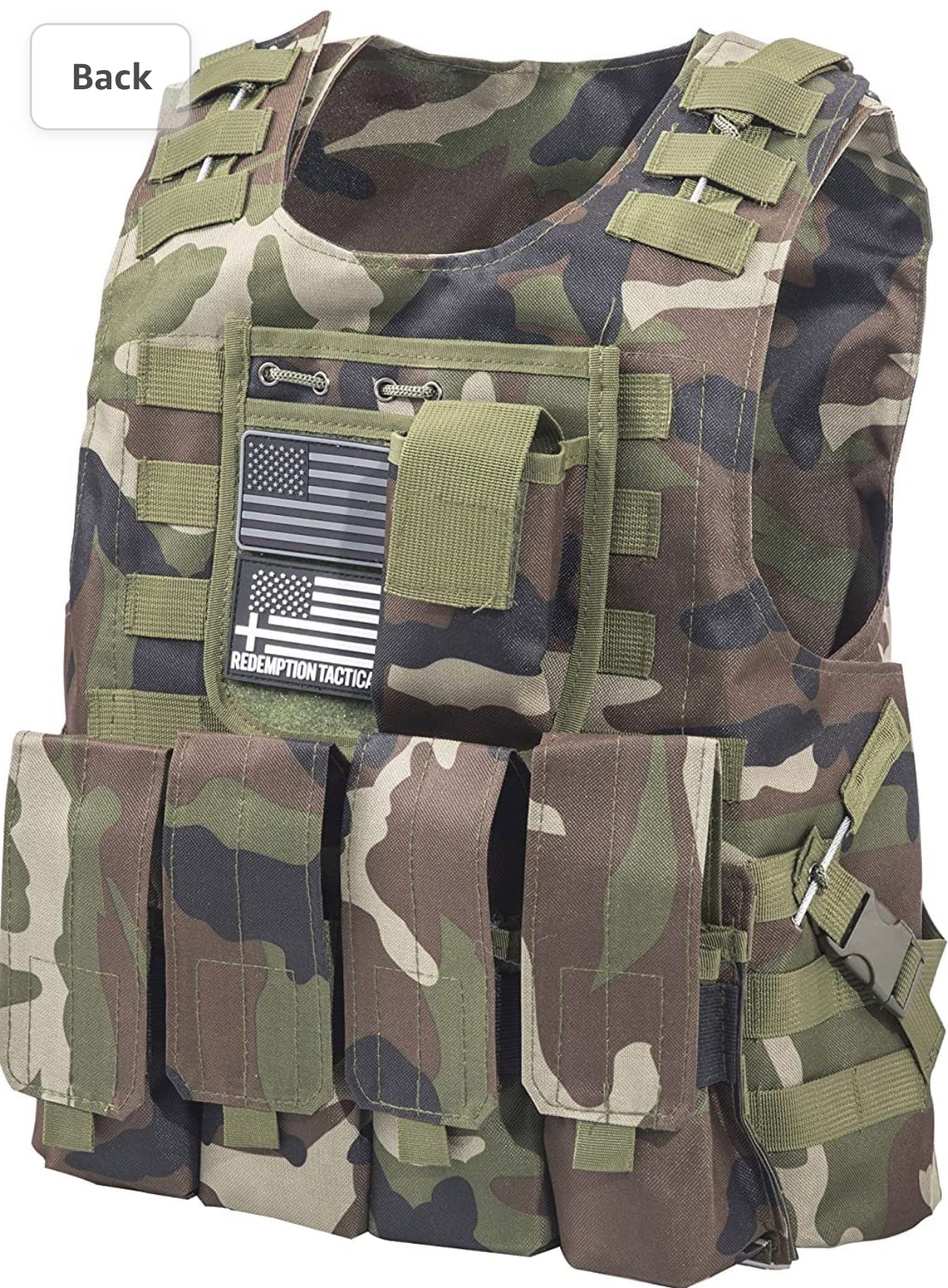 GILET TATTICO 1000D CON MOLLE - COMBAT JACKETS - PLATE CARRIERS