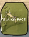 (One Plate) Level IV Ballistic Front or Back Plate (Curved with Shooters Cut)