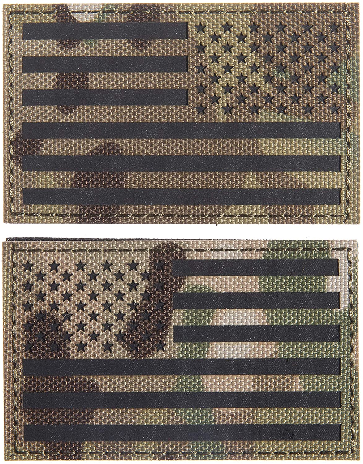 US Flag Patch - Subdued on MultiCam