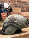 RT2 Ballistic MICH Helmet: Tested to LEVEL IIIA (Included Arc Rails, Padding, Straps)