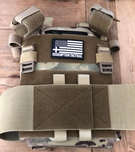 AR500 Level 3 III Body Armor Plate Bundle w/ Molle Vest Setup - 8 x 10