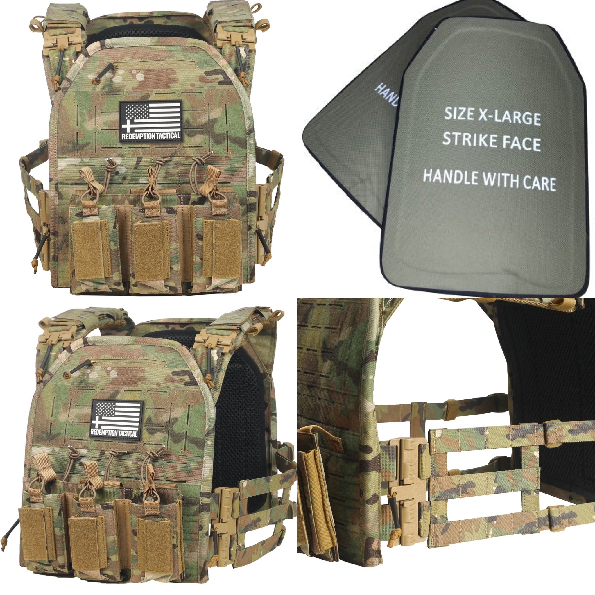 FULL KIT COMBO Crusader 2.0 XL Armor COMBO PACKAGE LIGHTWEIGHT LEVEL I