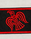 Viking patch full Red Raven