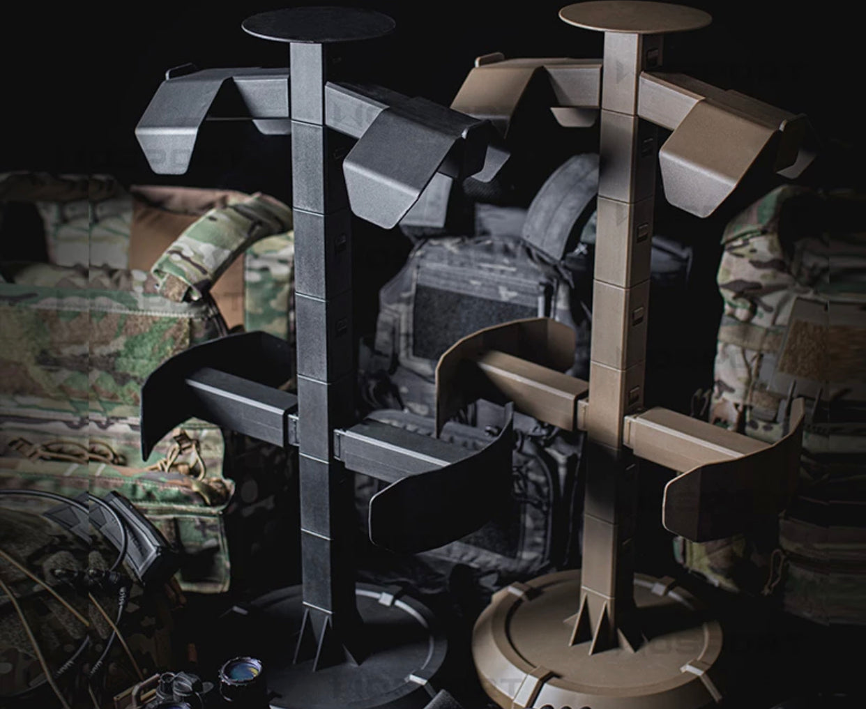 gear stand military Armor Butler Stand 2.0 Holds Armor Tactical Vest Helmet Stand Coyote Brown