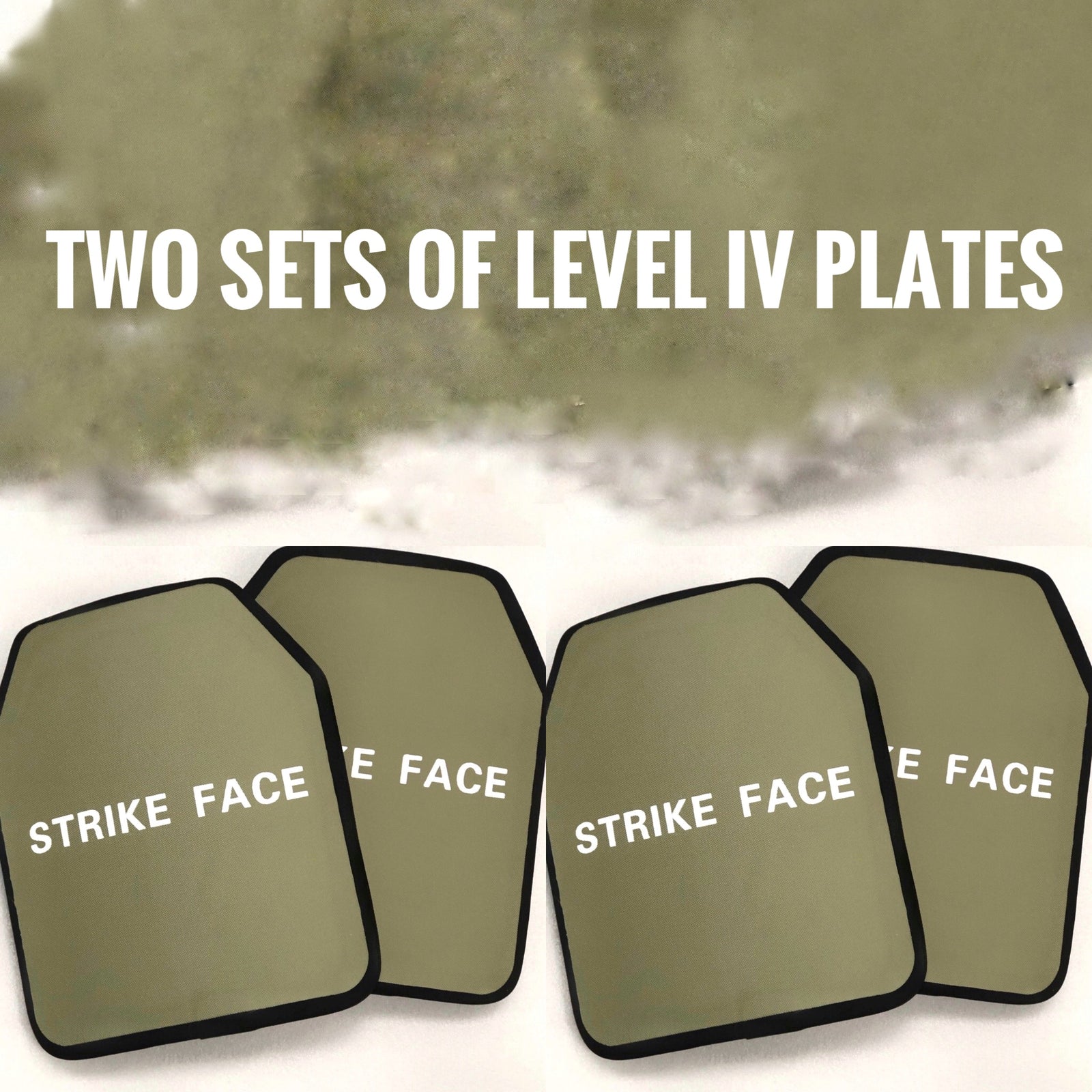 Level IV 10x12 Ballistic Plate Pair 