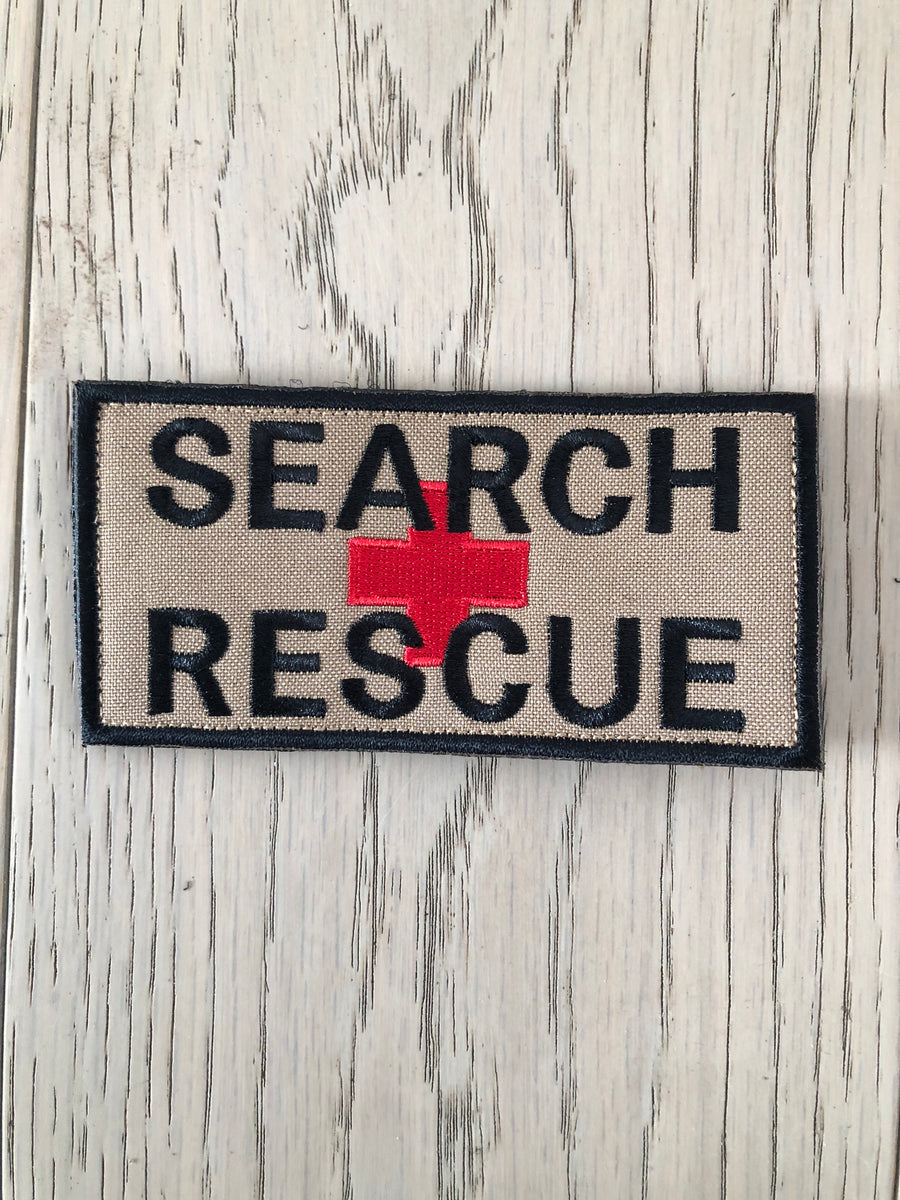 Pair of “Search and Rescue” patches – Redemption Tactical