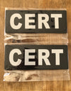 Pair of 3x8" CERT reflective patches