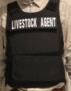 (Pair) LIVESTOCK AGENT Patches (3” x 10”) Hook and Loop