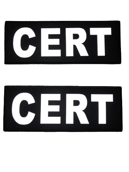 Cert Rocker Patch Pair of 3x8