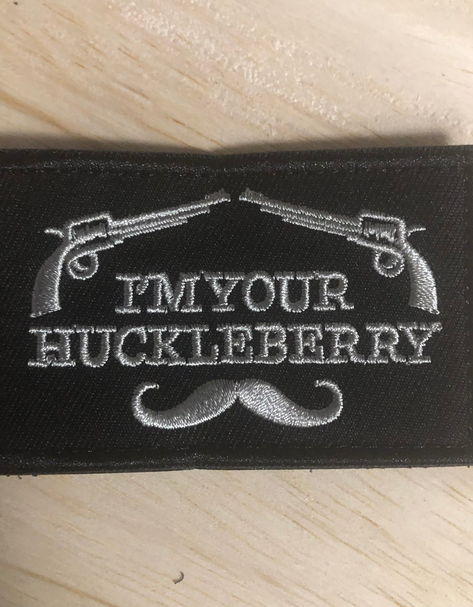 2 Pieces Patches I'm Your Huckleberry Funny Tactical Military Morale Patch  Hook & Loop Tactical Patch 