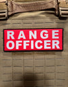 Pair of RANGE OFFICER Patches (3” x 8”) Pair of Reflective Hook and Loop